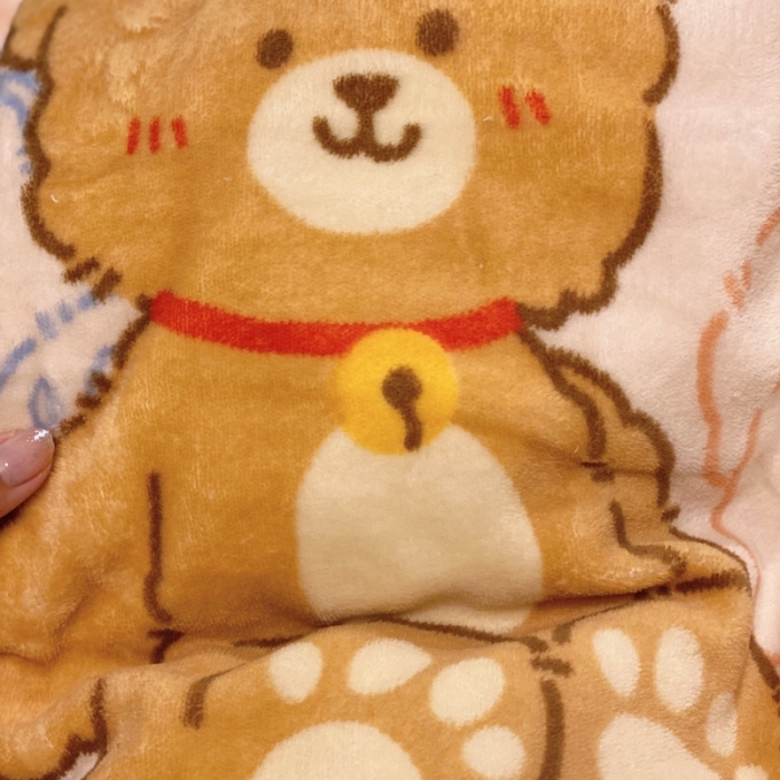 91家纺网 家纺一手货源 找家纺 棉生活 2021新款小清新牛奶绒四件套 多彩熊