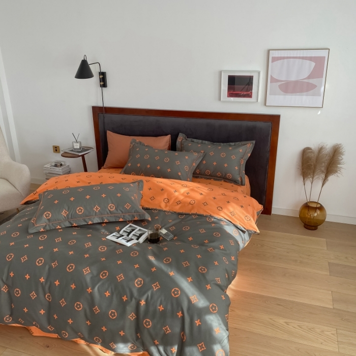 91家纺网 家纺一手货源 找家纺 （总）棉生活 2022新款全棉铂金棉小资系列四件套