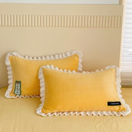 91家纺网 家纺一手货源 找家纺 （总）安哆啦家纺 2021新款糖果色单品枕套一对