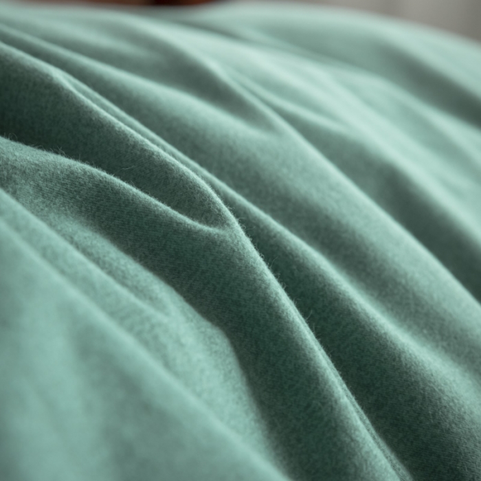 91家纺网 家纺一手货源 找家纺 雲归梦 2021新款全棉生态磨毛刺绣四件套 慕思-青绿