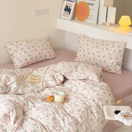 91家纺网 家纺一手货源 找家纺 （总）尺素 202140s13372全棉Ins博主系列四件套