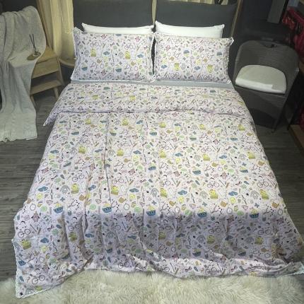 91家纺网 家纺一手货源 找家纺 （总）玖玖爱 2022新款水洗棉印花四件套