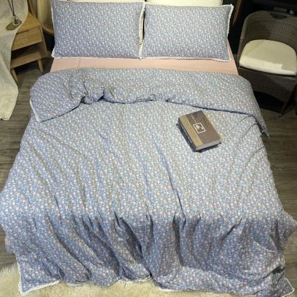 91家纺网 家纺一手货源 找家纺 （总）玖玖爱 2022新款水洗棉印花四件套