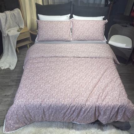 91家纺网 家纺一手货源 找家纺 （总）玖玖爱 2022新款水洗棉印花四件套