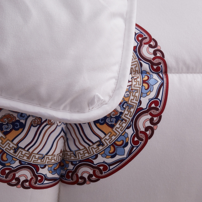 91家纺网 家纺一手货源 找家纺 总欧雅搁2025新款羽丝绒冬被 被子被芯春秋被冬被 吉祥