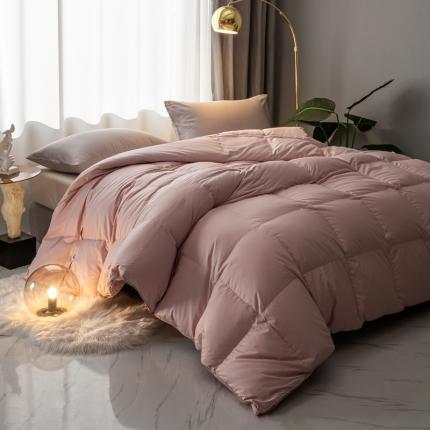 91家纺网 家纺一手货源 找家纺 （总）岚司羽新款全棉羽绒被95鹅绒被可脱卸横头