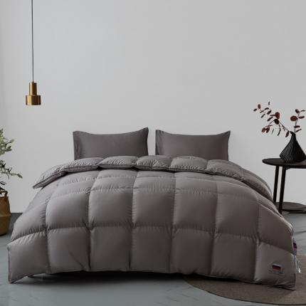 91家纺网 家纺一手货源 找家纺 （总）岚司羽 新款全棉95%白鹅绒冬被羽绒被