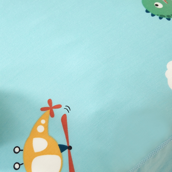 91家纺网 家纺一手货源 找家纺 荷马之梦 2021新款奇趣系列-60长绒棉儿童枕套 小恐龙