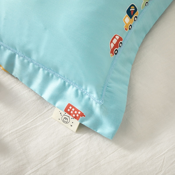 91家纺网 家纺一手货源 找家纺 荷马之梦 2021新款奇趣系列-60长绒棉儿童枕套 小恐龙