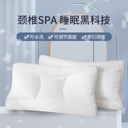 新款PE软管枕可水洗透气独立五分区软管枕头可调节高度tpe枕芯