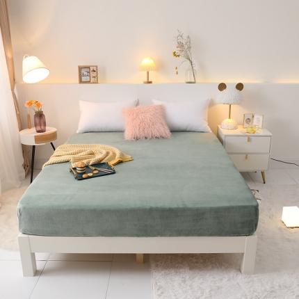 91家纺网 家纺一手货源 找家纺 （总）宅部落 2022新款牛奶绒单床笠法莱绒