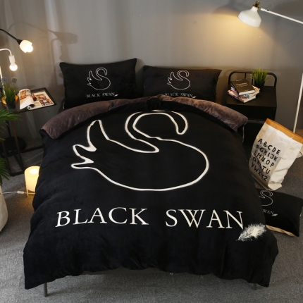 91家纺网 家纺一手货源 找家纺 （总）宅部落 2021新款牛奶绒法莱绒大版卡通四件套