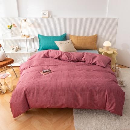 91家纺网 家纺一手货源 找家纺 （总）子钦家纺 2023新款四季棉宜家风系列四件套