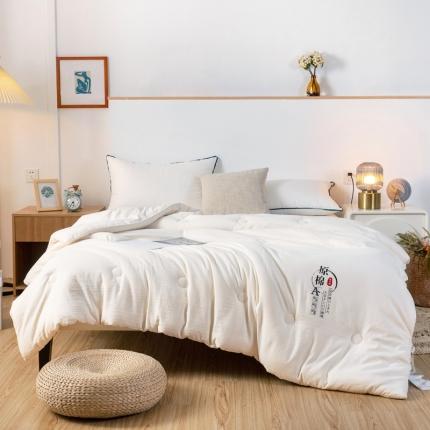 91家纺网 家纺一手货源 找家纺 （总）芯恋家居 2025新款水洗原棉大豆纤维被