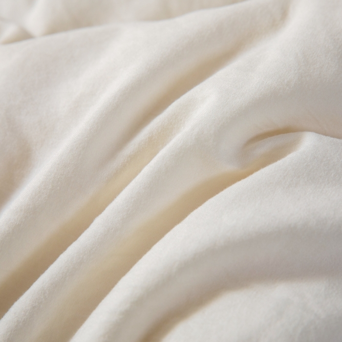 91家纺网 家纺一手货源 找家纺 芯恋家居 2025新款水洗原棉大豆纤维被 白色