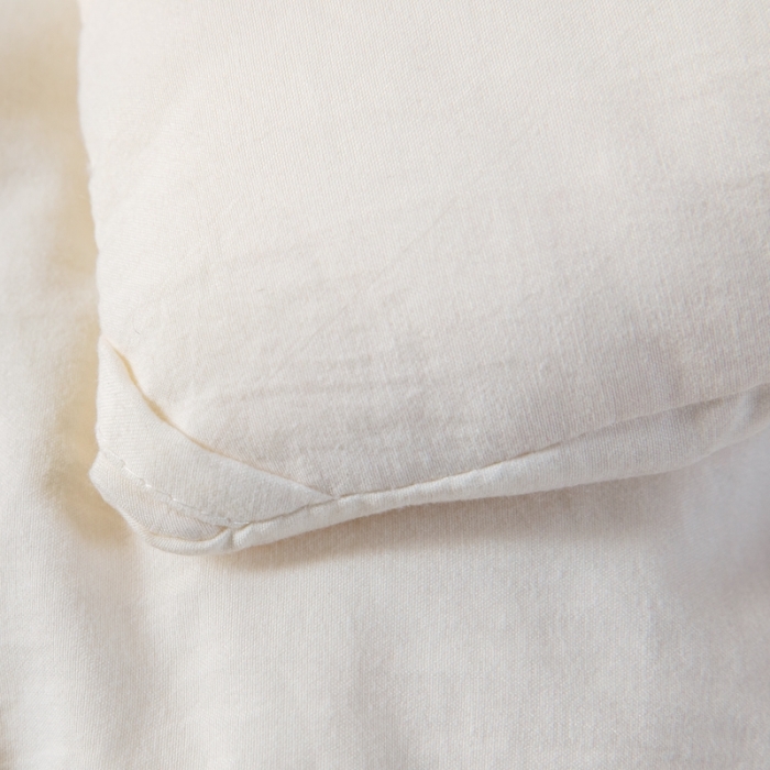 91家纺网 家纺一手货源 找家纺 芯恋家居 2025新款水洗原棉大豆纤维被 白色