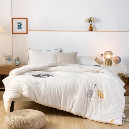 91家纺网 家纺一手货源 找家纺 （总）芯恋家居 2025新款针织棉大豆被大豆纤维被