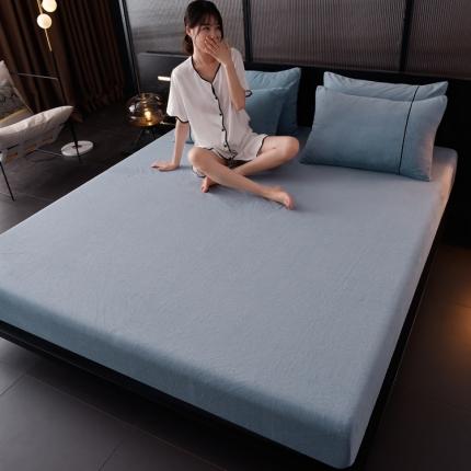 91家纺网 家纺一手货源 找家纺 （总）简爱家纺 2025新款高克重牛奶绒纯色单床笠