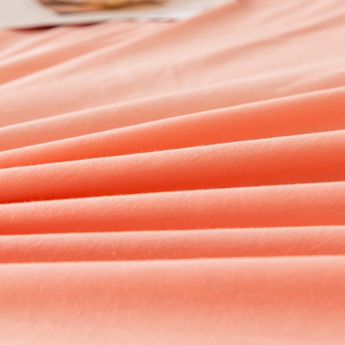 91家纺网 家纺一手货源 找家纺 ab家纺 2021新款全棉水洗棉单品床笠 粉玉