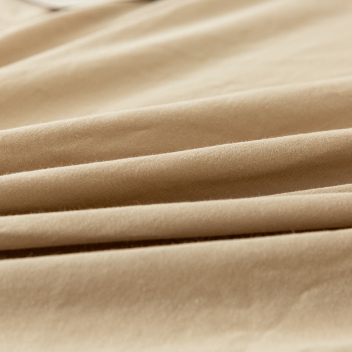 91家纺网 家纺一手货源 找家纺 ab家纺 2021新款全棉水洗棉单品床笠 卡其