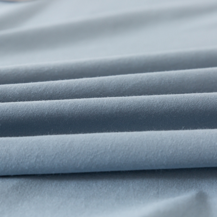 91家纺网 家纺一手货源 找家纺 ab家纺 2021新款全棉水洗棉单品床笠 浅蓝