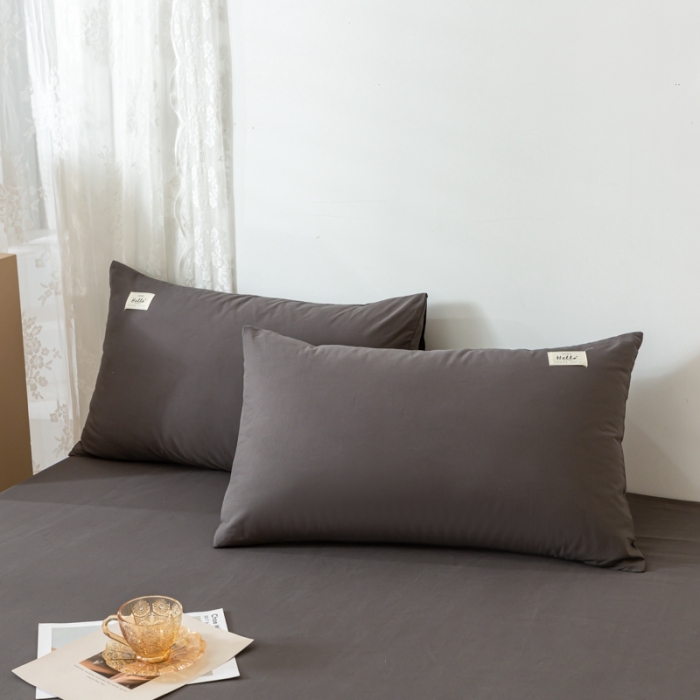 91家纺网 家纺一手货源 找家纺 ab家纺 2021新款全棉水洗棉单品床笠 绅士灰