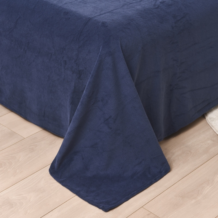 91家纺网 家纺一手货源 找家纺 优彩 2021新款高克重纯色混搭牛奶绒四件套 蜜橙