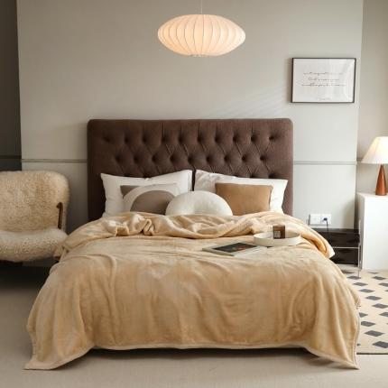 91家纺网 家纺一手货源 找家纺 （总）寐眠2021新款法莱绒毛毯牛奶水晶宝宝珊瑚金貂绒