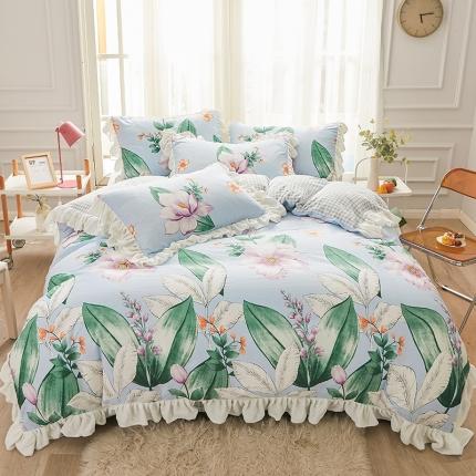 91家纺网 家纺一手货源 找家纺 （总）宜凡家纺 2021新款棉加绒印花床单四件套