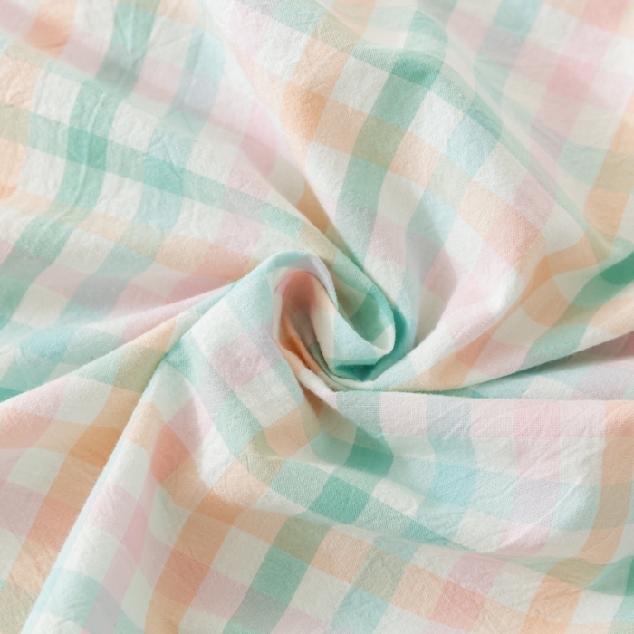 91家纺网 家纺一手货源 找家纺 ab家纺 2021新款全棉水洗棉单品床单 冰淇淋绿