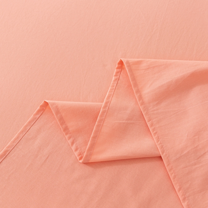 91家纺网 家纺一手货源 找家纺 ab家纺 2021新款全棉水洗棉单品床单 粉玉