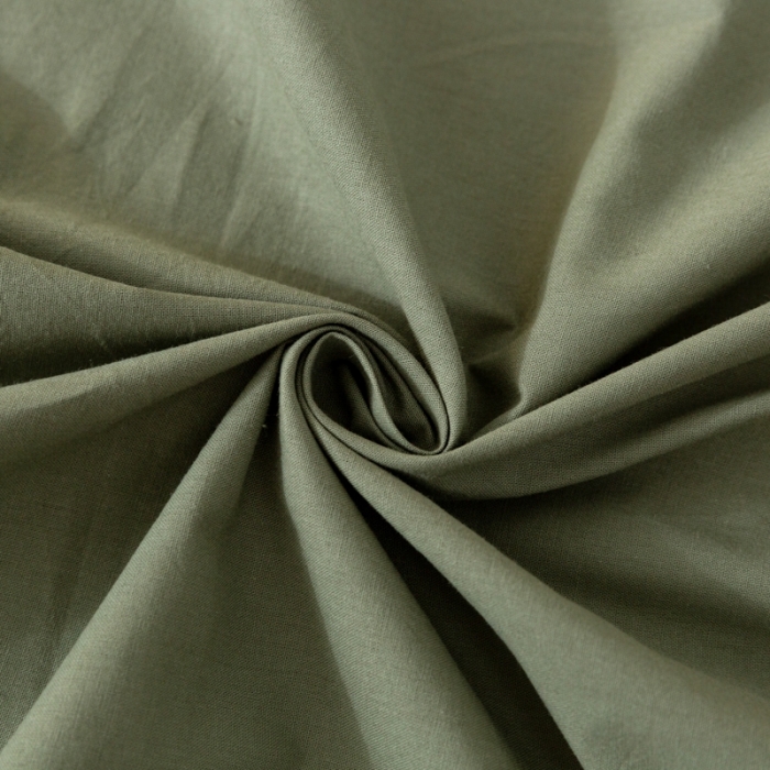 91家纺网 家纺一手货源 找家纺 ab家纺 2021新款全棉水洗棉单品床单 复古绿