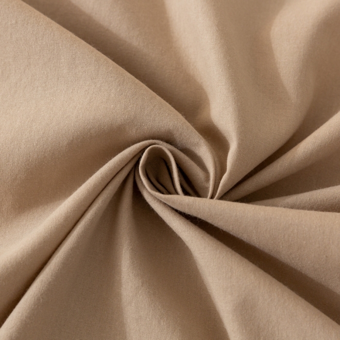 91家纺网 家纺一手货源 找家纺 ab家纺 2021新款全棉水洗棉单品床单 卡其