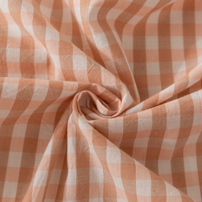 91家纺网 家纺一手货源 找家纺 ab家纺 2021新款全棉水洗棉单品床单 密粉格