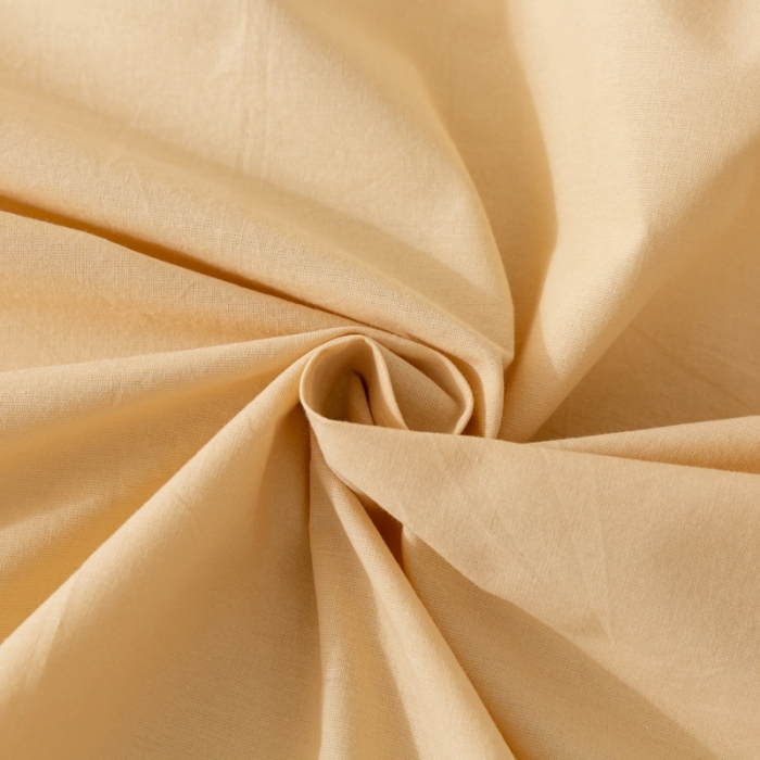 91家纺网 家纺一手货源 找家纺 ab家纺 2021新款全棉水洗棉单品床单 杏黄