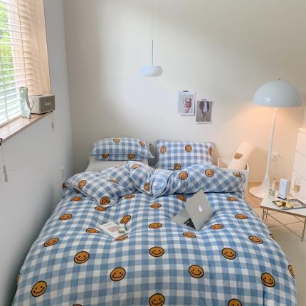 91家纺网 家纺一手货源 找家纺 （总）顾里2021新款ins韩国高端保暖牛奶绒四件套