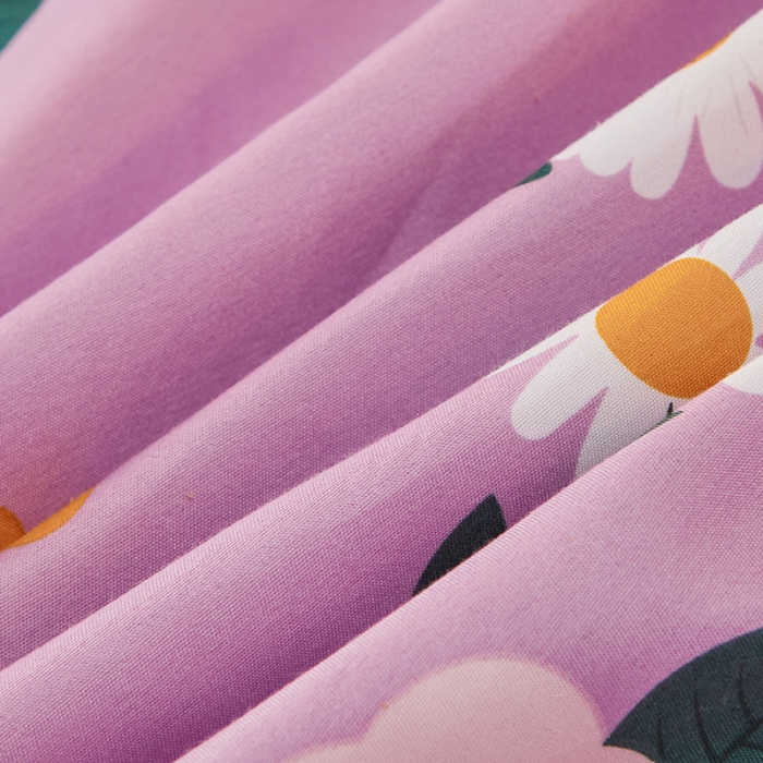 91家纺网 家纺一手货源 找家纺 梦柏 2020新款加厚磨毛四件套小版舒雅风情-紫