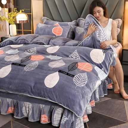 91家纺网 家纺一手货源 找家纺 (总）冉美家纺 2021新款牛奶绒四件套