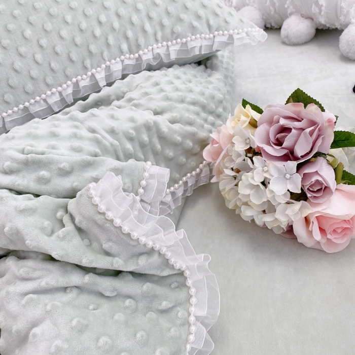 91家纺网 家纺一手货源 找家纺 （总）玛奇朵 2021新款豆豆绒珍珠款四件套-梦露系列