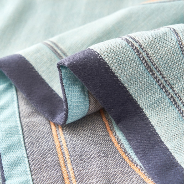 91家纺网 家纺一手货源 找家纺 朴尔2021全棉四层纱布休闲枕巾53*78cm 蒂凡尼-蓝