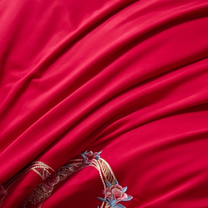 91家纺网 家纺一手货源 找家纺 高大尚 2021新款长绒棉磨毛系列婚庆多件套浪漫满屋