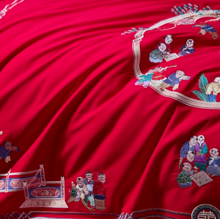 91家纺网 家纺一手货源 找家纺 （总）高大尚 2021新款长绒棉系列 喜乐年华