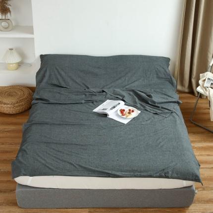 91家纺网 家纺一手货源 找家纺 安莱生活 2021新款全棉水洗棉色织睡袋 深灰