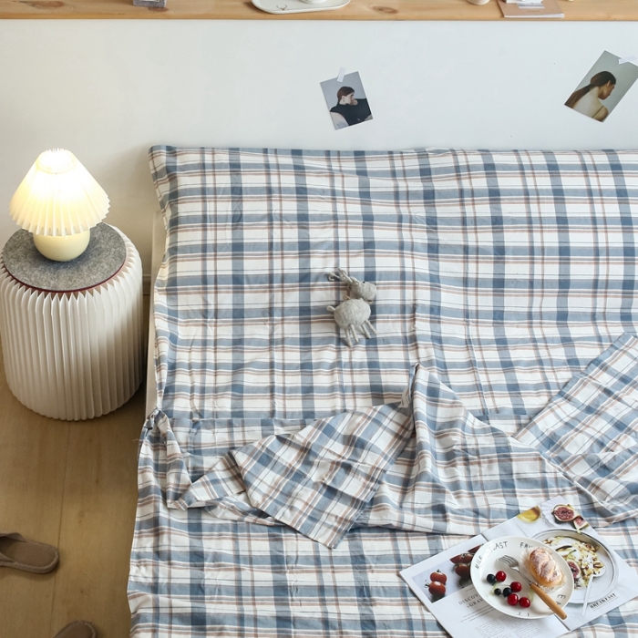 91家纺网 家纺一手货源 找家纺 （总）安莱生活 2023新款全棉水洗棉色织睡袋