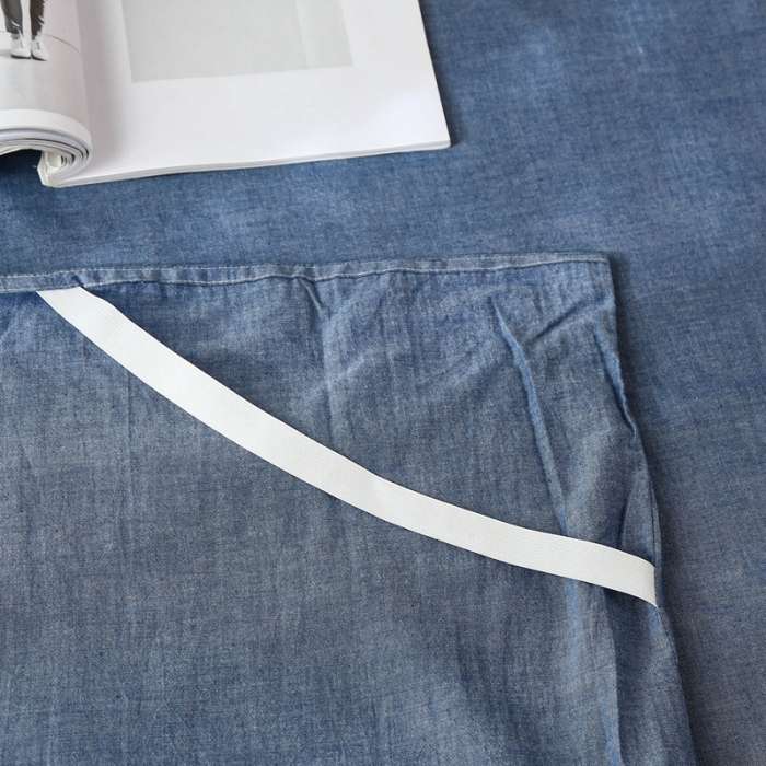 91家纺网 家纺一手货源 找家纺 安莱生活 2021新款全棉水洗棉色织睡袋 牛仔蓝