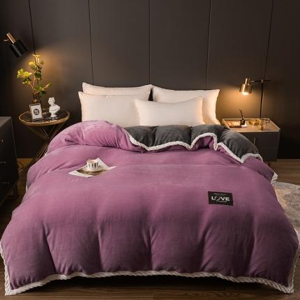 (总）宅部落 2022新款加厚牛奶绒被套