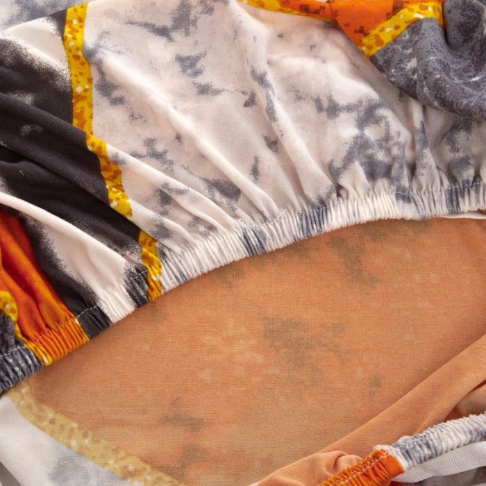 91家纺网 家纺一手货源 找家纺 兴妮雅家纺2021新款印花胖椅子套 乐享生活-橙