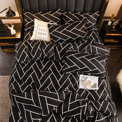 赫然家纺 新款舒适柔软亲肤爆款芦荟棉四件套货源充足 潮流前线