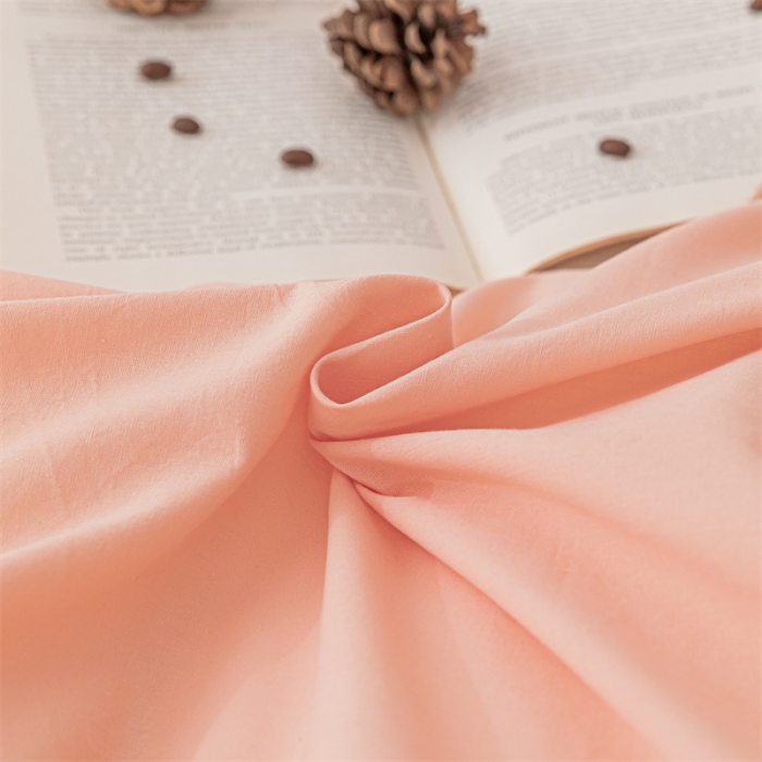 91家纺网 家纺一手货源 找家纺 蓝巢家纺 2021新款全棉色织水洗棉四件套 混搭-香叶粉