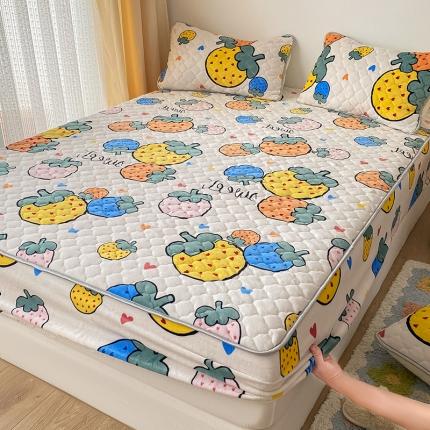 91家纺网 家纺一手货源 找家纺 （总）预言家纺 2023新款牛奶绒夹棉床笠